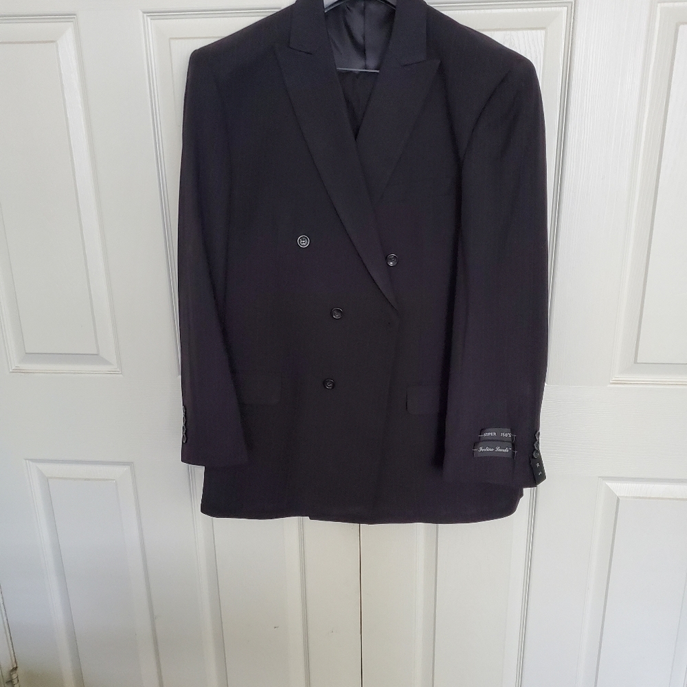 Men's Black 2 Piece Suit